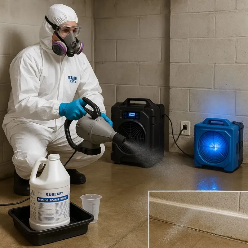 Sanitization and Odor Removal process in Rose Hill, NC