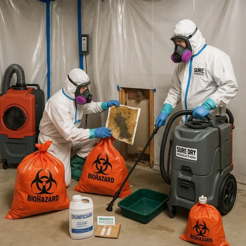 Contaminated Water Handling Protocols process in Rose Hill, NC